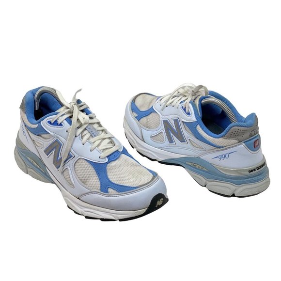 New Balance Blue and White Athletic Shoes - Picture 1 of 9